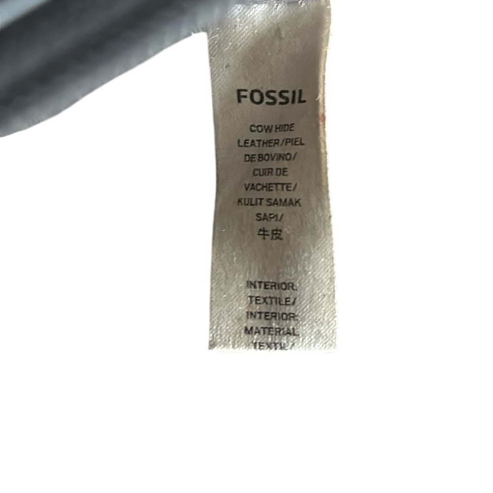 Fossil Tinsley Pebbled Leather Cowhide Crossbody Bag - Picture 8 of 8